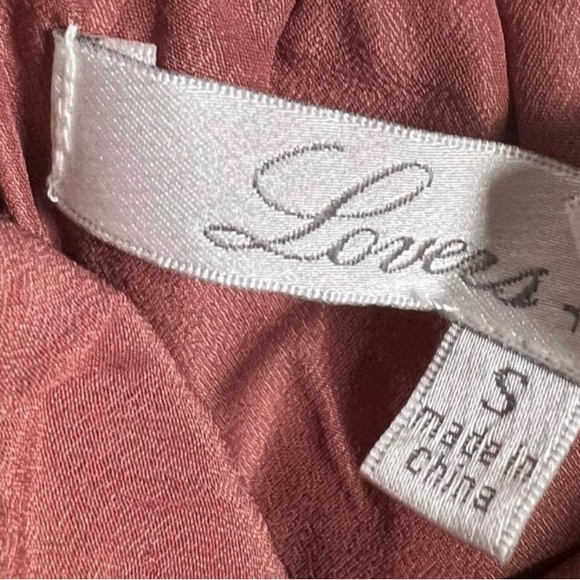 Lovers + Friends DREAM VACAY DRESS In Mauve Pink S Off Shoulder Revolve Lace - Picture 11 of 16